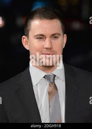 Channing Tatum arrives for the UK premiere of GI Joe: Retaliation at the Empire Cinema in London.   Stock Photo