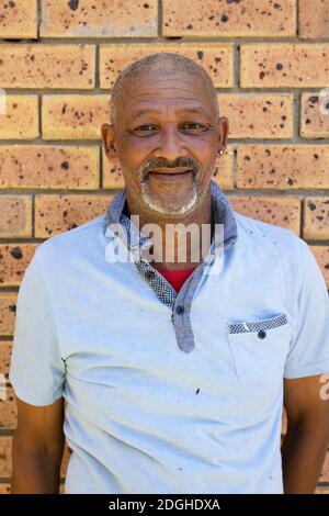 Cape colored with missing teeth Stock Photo