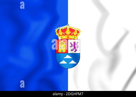 Provincia de Las Palmas - Bandera Stock Photo