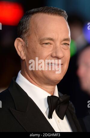 Tom Hanks arriving at the Captain Phillips Opening Night Gala Premiere for the 57th BFI London Film Festival, Odeon Cinema, Leicester Square. Stock Photo