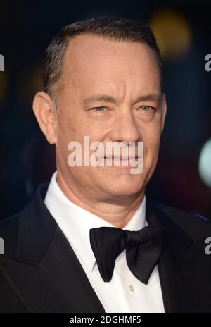 Tom Hanks arriving at the Captain Phillips Opening Night Gala Premiere for the 57th BFI London Film Festival, Odeon Cinema, Leicester Square. Stock Photo