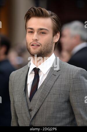 Douglas Booth arriving at the UK Premiere of Noah, Odeon Cinema, Leicester Square, London.    Stock Photo