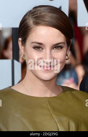 Shailene Woodley arriving at The MTV Movie Awards 2014, the Nokia Theatre L.A. Live, Los Angeles. The MTV Movie Awards can be seen in the UK on MTV, Monday 14th April at 9pm Stock Photo