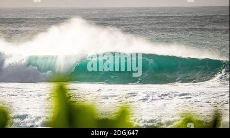 Haleiwa, HI, USA. 8th Dec, 2020. Atmosphere pictured at the 2020 Pipe Invitational on day 1 of the Billabong Pipe Masters Surfing Tournament in Haleiwa, HI on December 8, 2020. Credit: Erik Kabik Photography/Media Punch/Alamy Live News Stock Photo