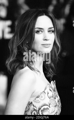 Emily Blunt arriving at the Edge of Tomorrow World Premiere, BFI IMAX, Waterloo, London. Stock Photo