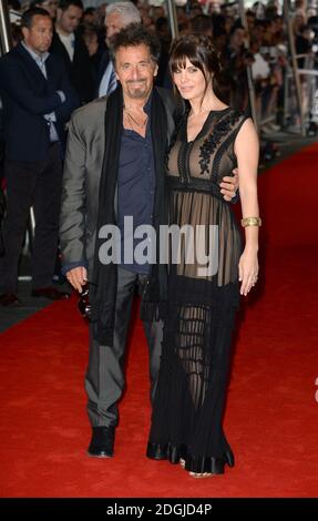 Al Pacino and Lucila Sola arriving at the Salome & Wilde Salome UK Premiere, BFI Southbank, London. Stock Photo