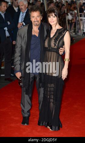 Al Pacino and Lucila Sola arriving at the Salome & Wilde Salome UK Premiere, BFI Southbank, London. Stock Photo