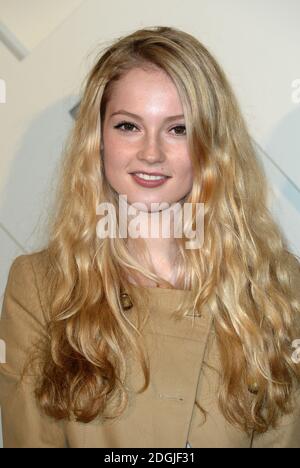 Hannah Dodd arriving at the 2014 Burberry Festive Campaign Launch