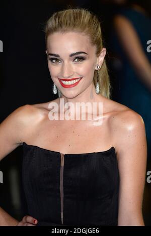 Brianne Howey attending the Horrible Bosses 2 Premiere, Odeon West End Cinema, Leicester Square, London. Stock Photo