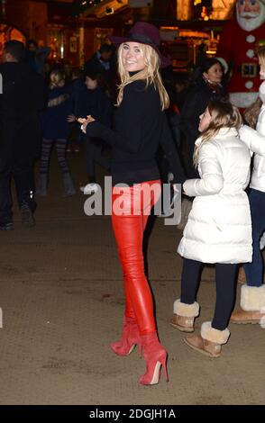 Kimberley Garner Arriving At Hyde Park S Winter Wonderland London Stock Photo Alamy