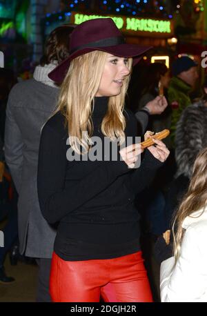 Kimberley Garner arriving at Hyde Park's Winter Wonderland, London