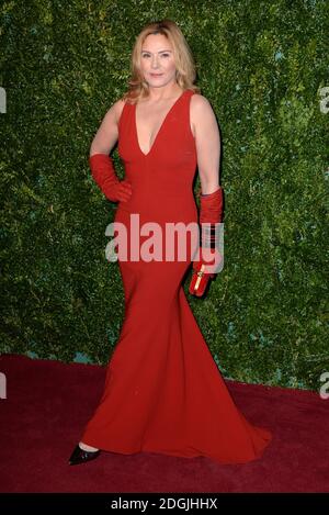 Kim Cattrall arriving at the 60th Evening Standard Theatre Awards, The ...