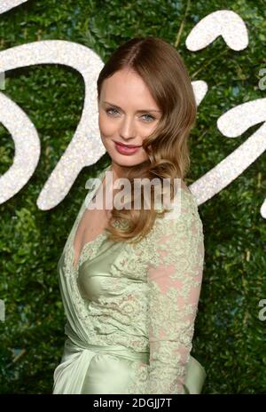 Laura Haddock arriving at the British Fashion Awards 2014, London  Stock Photo