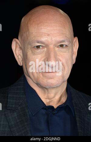 Sir Ben Kingsley arriving at the Night at the Museum Secret of The Tomb European Premiere, Empire Cinema, Leicester Square, London.  Stock Photo