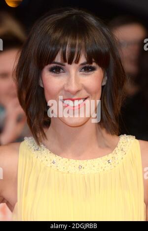 Verity Rushworth on the red carpet at the National Television Awards 2015 held at the O2 Arena, London. This year the NTAs are celebrating their 20th year. Stock Photo