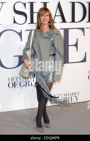 Kate Garraway attending the UK film premiere of Fifty Shades Of Grey held at the Odeon cinema in Leicester Square, London Stock Photo