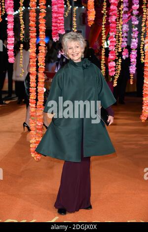 Diana Hardcastle attending the UK film premiere of The Second Best Exotic Marigold Hotel held at the Odeon cinema in Leicester Square, London Stock Photo
