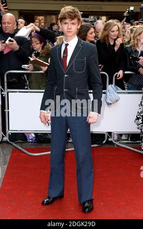 Thomas Brodie-Sangster attending the Jameson Empire Film Awards 2015 held at Grosvenor House, on Park Lane, London Stock Photo