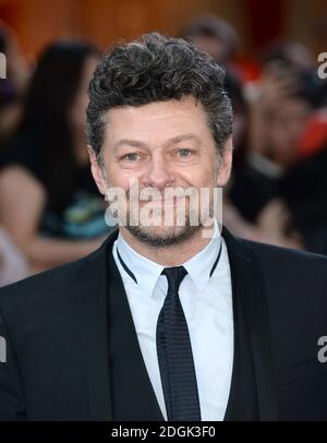 Andy Serkis (Ulysses Klaw) attending Marvel Avengers: The Age Of Ultron European Film Premiere held at the VUE cinema in Westfield, London Stock Photo