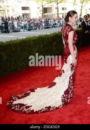 Bee Shaffer attending The Metropolitan Museum of Art Met Gala, in New York City, USA.  (Mandatory Credit: Doug Peters/EMPICS Entertainment) Stock Photo