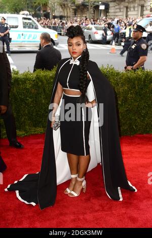 Janelle Monae attending the Metropolitan Museum of Art Costume