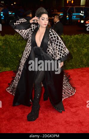 Lady Gaga attending The Metropolitan Museum of Art Met Gala, in New York City, USA.  (Mandatory Credit: Doug Peters/EMPICS Entertainment) Stock Photo