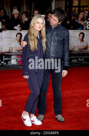 Noel Gallagher and Daughter Anais Gallagher arriving at the premiere of Burnt, at Vue West End in Leicester Square, London. Photo Credit should read Doug Peters/EMPICS Entertainment Stock Photo