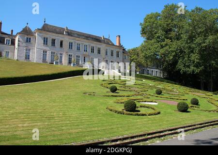castle in a park (la source) in orléans in france Stock Photo