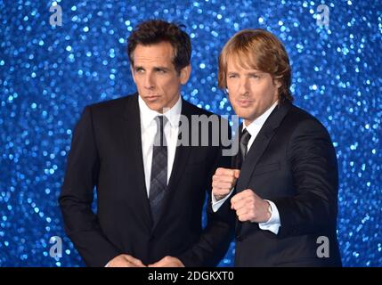 Ben Stiller and Owen Wilson attending the Zoolander 2 UK premiere, held at the Empire cinema, Leicester Square, London. Doug Peters/ EMPICS Entertainment. Picture date: Thursday February 4, 2016. Stock Photo