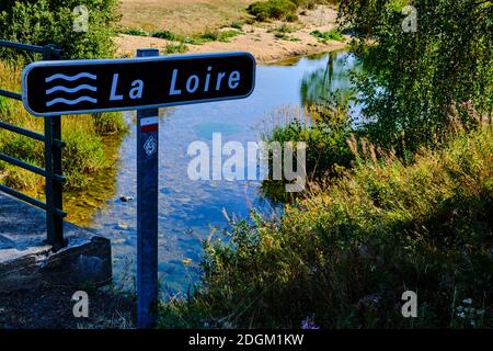 France, Ardeche (07), regional natural park of Monts d'Ardèche, Mont Gerbier-de-Jonc (1551 m), the sources of the Loire river Stock Photo