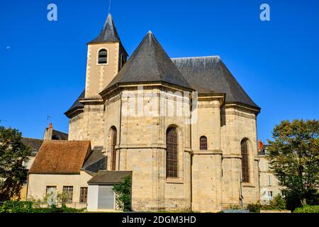 France, Nièvre (58), Nevers, Saint-Pierre Church, Loire valley Stock Photo