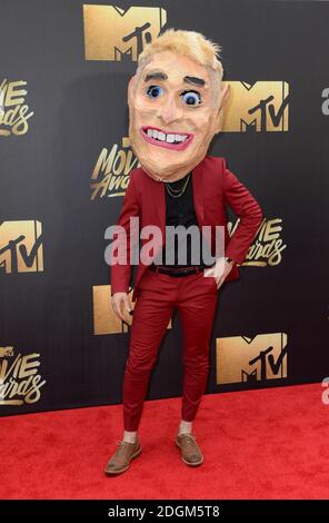 Guest arriving at the 2016 MTV Movie Awards, Warner Bros Studios, Burbank, Los Angeles. Photo Credit should read: Doug Peters/EMPICS Entertainment  Stock Photo