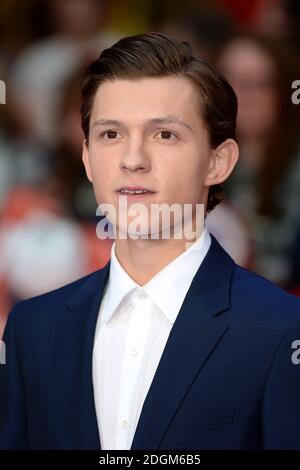 Tom Holland arriving for the Captain America: Civil War European Premiere at the Vue Westfield, London. Tuesday 26th April 2016. Picture Credit Doug Peters EMPICS Entertainment  Stock Photo