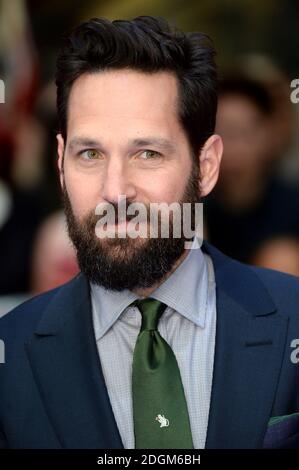 Paul Rudd arriving for the Captain America: Civil War European Premiere at the Vue Westfield, London. Tuesday 26th April 2016. Picture Credit Doug Peters EMPICS Entertainment  Stock Photo