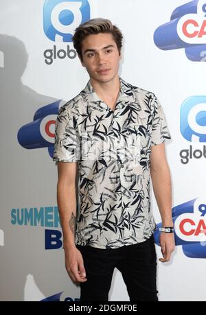 George Shelley attending the Capital FM Summertime Ball 2016, Wembley Stadium, London. Picture credit should read Doug Peters/EMPICS Entertainment  Stock Photo