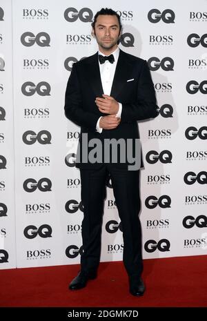 Aidan Turner attending the GQ Men of the Year Awards 2016 at the Tate