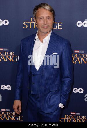 Mads Mikkelsen attending the Doctor Strange launch event, held at The Cloisters at Westminster Abbey, London.   Picture date: Monday, 24 October, 2016. Photo credit should: Doug PetersEMPICS Entertainment Stock Photo
