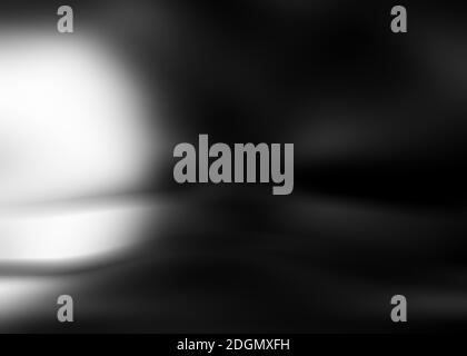 Empty abstact black product showcase studio background. Stock Photo
