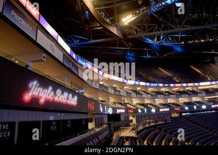 General view of The O2 Arena ahead of the Capital FM Jingle Bell Ball 2016 with Coca-Cola at The O2 Arena in London.  Picture credit should read Doug Peters/ EMPICS Entertainment. Stock Photo