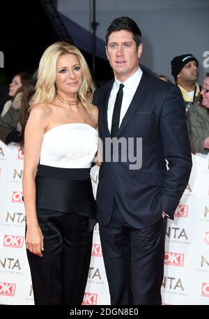 Tess Daly and Vernon Kay attends the National Television Awards at The ...