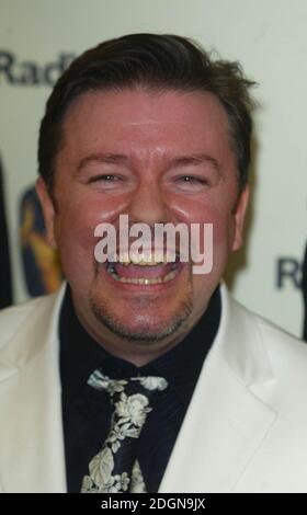 Ricky Gervais photographed at the BAFTA Television Awards held at the