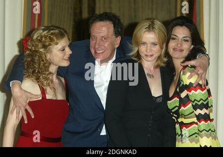 Emilia Fox, Geoffrey Rush, Emily Watson and Sonia Aquino promoting the new film, The Life And Death Of Peter Sellers at the Cannes Film Festival. Half length. Â©Doug Peters/allaction.co.uk  Stock Photo