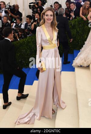 Natalia Vodianova attending The Metropolitan Museum of Art Costume Institute Benefit Gala 2017, in New York City, USA. Photo Credit should read: Doug Peters/EMPICS Entertainment. Stock Photo