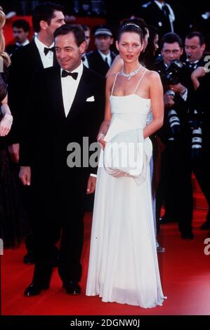 Kate Moss at the Cannes film festival 1988. White Glamorous