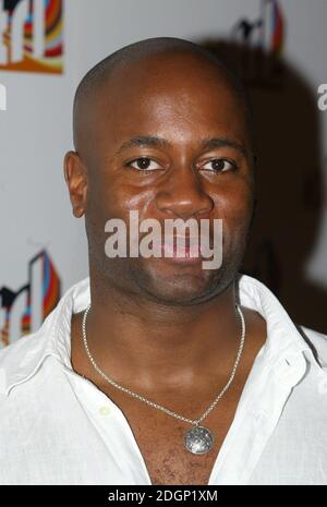 Nick Bailey at the launch of the new Mtv show, TRL Live, at the In and Out Club, London.  necklace. Â©Doug Peters/allaction.co.uk  Stock Photo