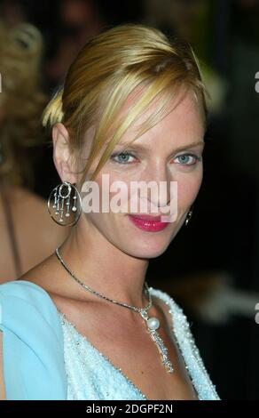 Uma Thurman at the premiere of Kill Bill Volume 2, at the The Cannes Film Festival 2004. Doug Peters/allactiondigital  Stock Photo