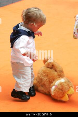 Bobby Jack, son of Jade Goody attending the UK Premiere of Garfield in Leicester Square, London. Doug Peters/allactiondigital.com  Stock Photo