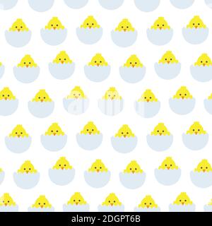 Easter Egg Seamless Pattern for computer graphics, fashion textiles, etc. Stock Vector