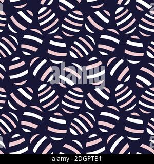Easter Egg Seamless Pattern for computer graphics, fashion textiles, etc. Stock Vector