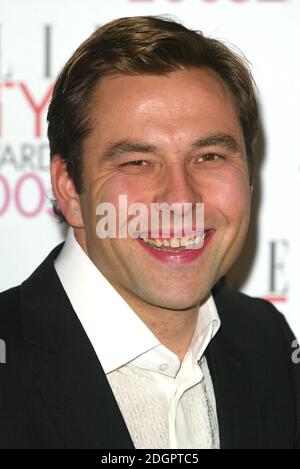 David Walliams at the Elle Style Awards 2005, Spitalfields Market, London. Doug Peters/allactiondigital.com Stock Photo